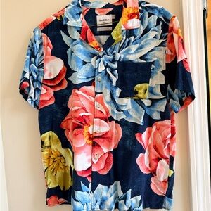 Goodfellow and coFloral Hawaiian Shirt
